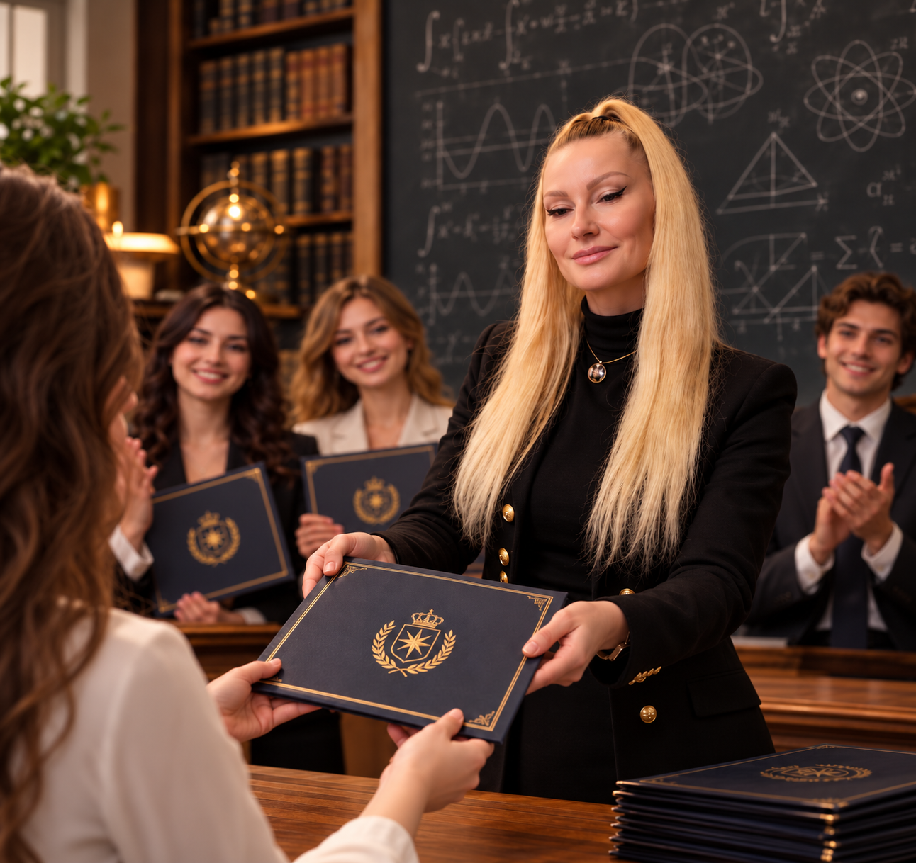 Quantum Math Academy — diploma ceremony